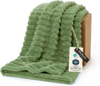 Bedsure GentleSoft Reseda Twin XL Blanket for Bed - Cozy Soft Blankets for Women, Cute Small Fleece Throws for Girls, Birthday Gifts for Women Decor Gifts for Mom, 66x90 Inches