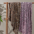 BEDELITE Fleece Blanke for Couch & Bed, Luxury Plush Cozy Fuzzy Blanket, Throw 50"x 60", Dark Brown