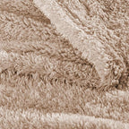 Exclusivo Mezcla Fleece Bed Blankets Queen Size, Ultra Soft, Lightweight and Fuzzy Camel Blanket for Women, Home Decor, 90x90 Inches