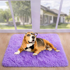 Noahas Fluffy Purple Rugs for Bedroom Girls,Door Mat Indoor Entrance,2x3 Shaggy Small Non-Slip Entryway Entry Area Rugs,Soft Plush Bedside Throw Kids Carpet Home Decor