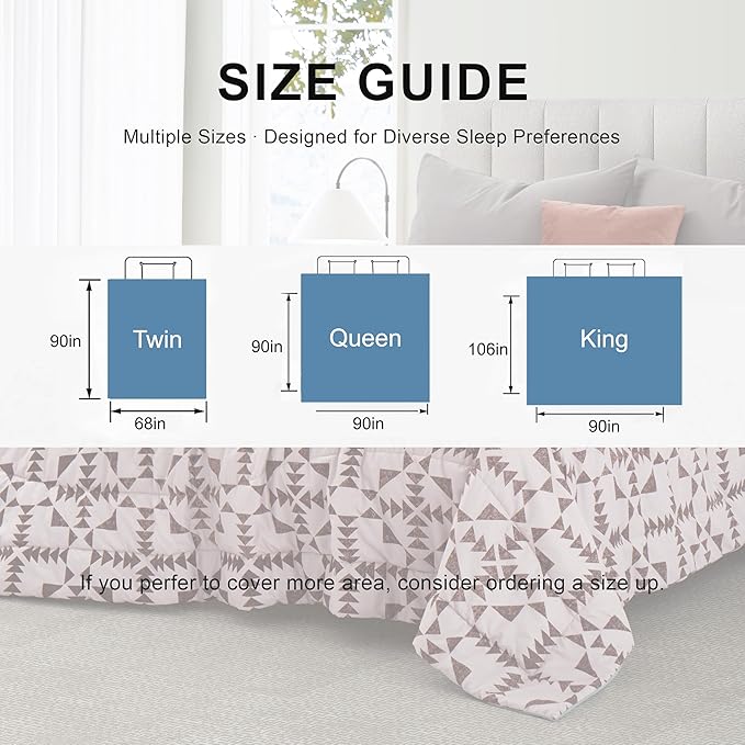 Cooling Comforter Twin Size, Cooling Blankets for Hot Sleepers, Breathable Lightweight Cold Blanket, Ultra Soft Thin Summer Bedding (Dusty Rose, Twin)