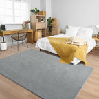 Andecor Shag Area Rug Fluffy Carpets, 5x7 Grey Washable Living Room Bedroom Rugs, Soft Fuzzy Indoor Rugs for Dorm Boys Girls Kids Room Nursery Home Decorations