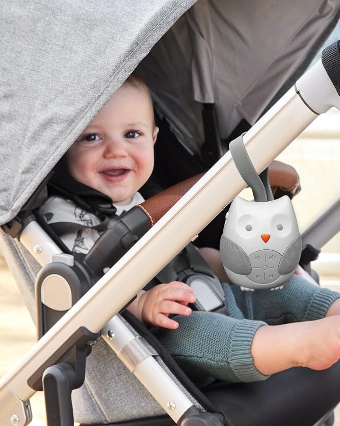 Skip Hop Portable Baby Sound Machine, Stroll & Go, Owl