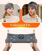 2 Pack Sleep Headphones Bluetooth 5.4 Headband, Wireless Sleeping Headband Headphones with Ultra-Thin Stereo Speaker for Side Sleepers, Sweat Resistant Sport Headband for Workout Yoga Running
