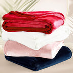 DREAMNINE Extra Large Fleece Blanket Soft Comfy Fluffy Bed Blanket Queen Size 90" x 90",Luxury Decorative Fuzzy Blankets for Women Girl,Big Cozy Shaggy Warm Flannel Blankets for Winter Autumn Pet,Pink
