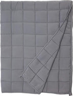 Waowoo Adult Weighted Blanket Queen Size (15lbs 60"x80") Heavy Blanket with Premium Glass Beads, (Dark Grey