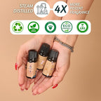 Folkulture Essential Oil Set for Diffuser | Set of 12 Essential Oils for Diffusers for Home | Diffuser Oil Scents | Lavender, Palo Santo, Frankincense |12 Days Advent Calendar 2025 for Women