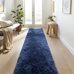 2x4 Shaggy Runner Rug, Ultra Soft Fluffy Plush Indoor Area Rug for Hallway Bedroom Living Room Kitchen Entryway, Non-Slip Modern Fuzzy Floor Carpet