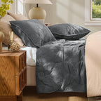 Bedsure King Quilt - Dark Grey Bedspread King Size & Lightweight Comforter, Modern Coverlet with Mandala Pattern, Ultra Soft All-Season Bedding, 106 x 96 Inches | Stitch-Free Quilting, Ultra Soft, Lightweight, Machine Washable, Pet-Friendly