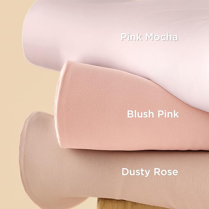 Bedsure Duvet Cover Full Size - Soft Double Brushed Bedding Set for Kids & Adults, Zipper Closure, 3 Pieces, Includes 1 Duvet Cover (80"x90") & 2 Pillow Shams, NO Comforter, Blush Pink