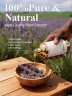 100% Pure Lavender Essential Oil 4 fl oz - Essential Oils for Skin & Diffusers & Home Care, Candle Making, Gifts for Women - Lavender Essential Oil for Diffuser Helps Me Relax/Calming