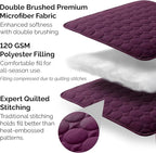 Southshore Fine Living, Inc. Oversized Bedding Quilt, Lightweight Bedding, Twin XL Bedspread, Soft Coverlet 2-Piece Set with One Matching Quilted Pillow Sham, All Season Twin/XL Quilt Set, Purple