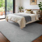 Keeko Area Rugs for Living Room Bedroom 5x8 Grey, Soft Modern Large Rugs Indoor Non Slip Fluffy Rug Minimalist Low Pile Washable Carpet Rug for Kids Boys Girls Dorm Classroom Nursery Home Decor