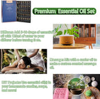 Essential Oils Set-Essential Oils-Perfect for Diffuser, Humidifier,Aromatherapy, Massage,Soap Making,Skin & Hair Care,30x5 ml