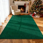 Andecor Shag Area Rug Fluffy Carpets, 5x7 Green Washable Living Room Bedroom Rugs, Soft Fuzzy Indoor Rugs for Dorm Boys Girls Kids Room Nursery Home Decorations