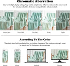 NEWCOSPLAY Super Soft King Blanket Green Premium Silky Flannel Fleece 3D Waffle Checkered Lightweight Bed Blanket All Season Use (New Sage Green, King(90"x110"))