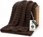 Bedsure GentleSoft Dark Chocolate Twin Blanket for Bed - Cozy Soft Blankets for Women, Cute Large Throws for Girls, 66x90 Inches