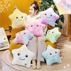 Cute Stuffed Animals Glow Pillow,LED Night Light Up Star Pillows for Kids Decorative Pillow Girls Boys Teens Adults Birthday Christmas Valentines Gift,Kids' Plush Toy Pillows Plushies