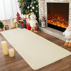 Przemy Washable Runner Rug for Bedroom Living Room, 2x6 Feet Cream Memory Foam Rug, Super Soft Modern Indoor Runner Carpet for Hallway Bedside Kids Room Girls Boys Dorm Nursery Decor Mat