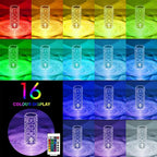 IMQSQIK Crystal Table Lamp,RGB Rose Diamond Touch Lamps (2PACK) Color Changing Night Light for Bedroom/Living Room/Party Dinner Decor Creative Lights Housewarming (Remote & Touch