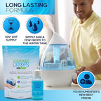 The Original Humidifier Drops - Premium Food Grade Concentrate, Slows Down Residue Accumulation on Surfaces, Minimizes Scaling - Freshens Water in All Humidifier Models, 100+ Day Supply, Made in USA