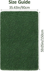 Fluffy Rugs for Bedroom Living Room 3x5 Green Shaggy Area Rug Soft Plush Fuzzy Fur Throw Carpets Kids Rug for Nursery Office Dorm Room Home Decor Aesthetic