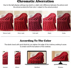 NEWCOSPLAY Super Soft Twin Blanket Red Premium Silky Flannel Fleece 3D Checkered Lightweight Bed Blanket All Season Use (Red Checkered, Twin(60"x80"))