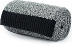 Carriediosa Heather Throw Blanket 60" X 80" Twin, 400GSM Ultra Soft Microfiber Fuzzy Fluffy Reversible Knitted Blankets Cozy Plush Lightweight and Warm Fall Throws for Couch, Bed, Sofa, Black