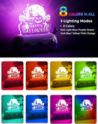 LOHAS Halloween Night Light for Kids, Pumpkin Night Lights, USB Rechargeable, Color Changing RGB, Lamp for Adults, Children, Room Décor