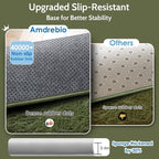 Amdrebio Olive Green Area Rugs for Bedroom Living Room, 6x9 Large Fluffy Plush Shaggy Rugs for Girls Boys Kids Room Decor, Soft Fuzzy Furry Modern Cool Carpet for Classroom Nursery Playroom Apartment