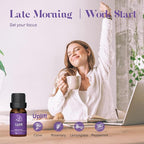 ASAKUKI Essential Oils for Diffuser –6 Mood Essential Oil Blends (Breathe, Uplift, Sensual, Balance, Unwind, Rest) for Morning to Night Rituals, Home & Daily Use- Gifts for Mom