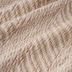 BATTILO HOME Beige Throw Blankets for Couch, Knitted Tan Throw Blanket for Twin Bed, Super Soft Warm Large Throws for Home Decor, 60" x 80"