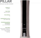 AIRCARE Ultrasonic Cool Mist Whisper Quiet Humidifier- PILLAR