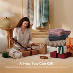 Bedsure GentleSoft Grey Fleece Blanket for Couch - Cozy Soft Blankets for Women, Cute Small Throws for Girls, 50x70 Inches