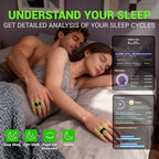 Smart Ring - Free SpO2 Sleep Tracker | No Subscription | IP68 Waterproof Fitness Tracker | 24/7 Activity Monitor | Step Counter & Tracking | Sleep & Workout Accessory Black 11
