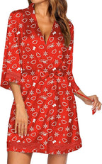 Ekouaer Women's Lace-Trim Silk Robes Bride Bridesmaid Kimono Satin Bathrobe V Neck Sleepwear with 3/4 Sleeve
