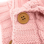 XMWEALTHY Swaddle Blankets for Newborn Baby Wrap Warm Knit Sleeping Bag Stroller Receiving Blankets Baby Girls Boys Dusty Rose 0-6 Month