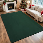 Przemy Washable Area Rug for Living Room Bedroom, 5x7 Feet Green Memory Foam Rug, Super Soft Modern Indoor Carpet for Kids Room Boys Girls Dorm Bedside Nursery Decor