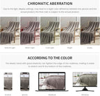 BOURINA Dark Grey Throw Blanket 50 x70 Inches Jacquard Argyle Throw Textured Solid Soft Throws and Blankets for Sofa or Bed Knitted Decorative Blanket