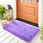 Noahas Fluffy Purple Rugs for Bedroom Girls,Door Mat Indoor Entrance,2x3 Shaggy Small Non-Slip Entryway Entry Area Rugs,Soft Plush Bedside Throw Kids Carpet Home Decor
