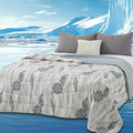 Cooling Comforter Twin Size, Cooling Blankets for Hot Sleepers, Breathable Lightweight Cold Blanket, Ultra Soft Thin Summer Bedding (Green, Twin)