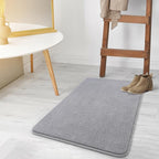 Keeko 2x3 Grey Area Rugs for Bedroom Living Room, Soft Modern Indoor Throw Rugs Low Pile Fluffy Small Rug Door Mat Washable Non Slip Entryway Rug Carpet for Nursery Home Kids Room Decor