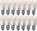 BlueStars 14-Pack E12 T20 25W Incandescent Bulbs Salt Lamp 120V 2700K Warm White Light 150lm for Himalayan Salt Lamps & Baskets, Scentsy Plug-in & Wax Warmers, Night Lights