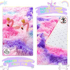Noahas 6x9 Area Rugs for Living Room,Tie-Dyed Hot Pink and Purple Area Rug,Big Shaggy Rugs for Bedroom,Fluffy Large Carpet,Soft Kids Rug Non Slip Reduce Noise Room Decor