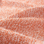Carriediosa Heather Throw Blanket 50" X 60", 400GSM Ultra Soft Microfiber Fuzzy Fluffy Reversible Knitted Blankets Cozy Plush Lightweight and Warm Fall Throws for Couch, Bed, Sofa, Rust