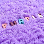 Noahas Fluffy 5x8 Purple Rugs for Bedroom Girls,Shaggy Area Rugs for Living Room,Thick Shag Throw Floor Carpet,Soft Non-Slip Dorm Nursery Kids Rug Home Decor Aesthetic