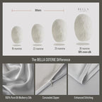Bella Coterie Luxury Silk Pillowcase for Hair and Skin | 30 Momme | 100% Pure 6A Mulberry Silk | Super Soft | Perfectly Plush [King, Silver]
