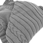 XMWEALTHY Newborn Baby Wrap Swaddle Blanket Knit Sleeping Bag Receiving Blankets Stroller Wrap for Baby Dark Grey 0-6 Month