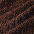 BATTILO HOME Dark Brown Throw Blanket for Couch, Knitted Brown Throw 50'' x 60'', Super Soft Cozy Warm Chocolate Throw for Living Room Chair Couch Bed Sofa Bedroom Home Decor