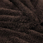 Exclusivo Mezcla Fleece Coffee Throw Blanket for Couch Sofa, Ultra Soft, Lightweight and Fluffy Blankets for Women, All Season, 50x60 Inches